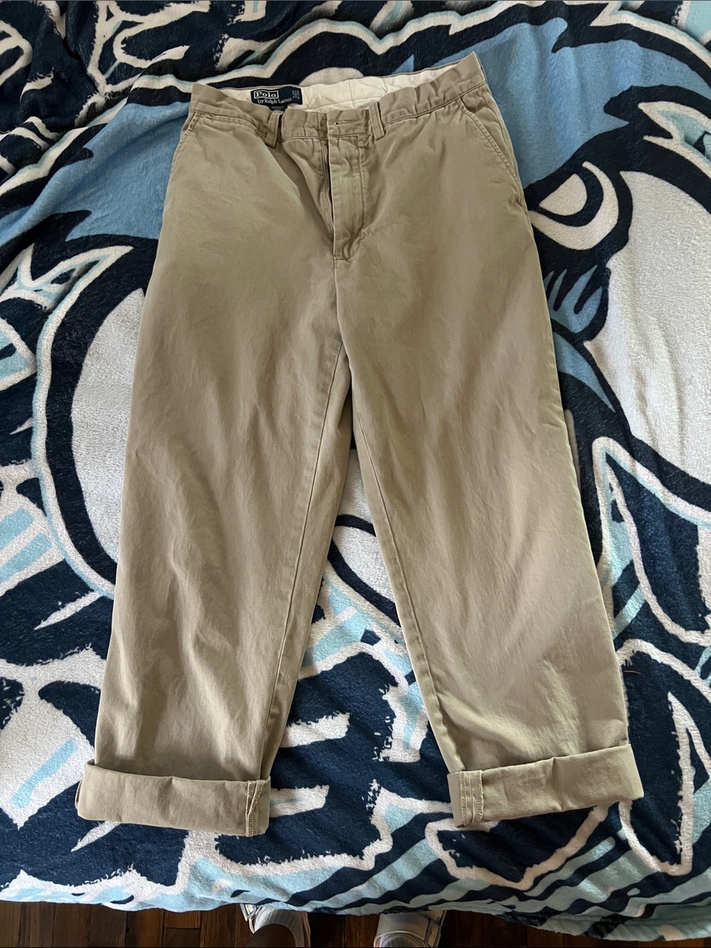 Men's Classic Straight Khaki Chino Pants